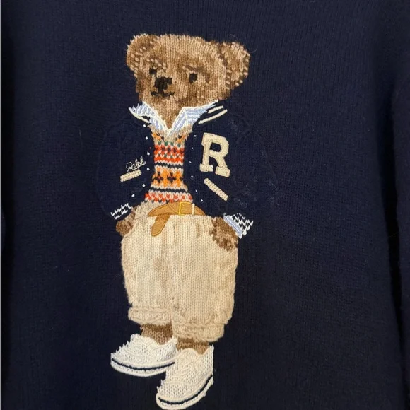 Polo Ralph Lauren Teddy Bear Sweater Dress – Size Small - Picture 2 of 5